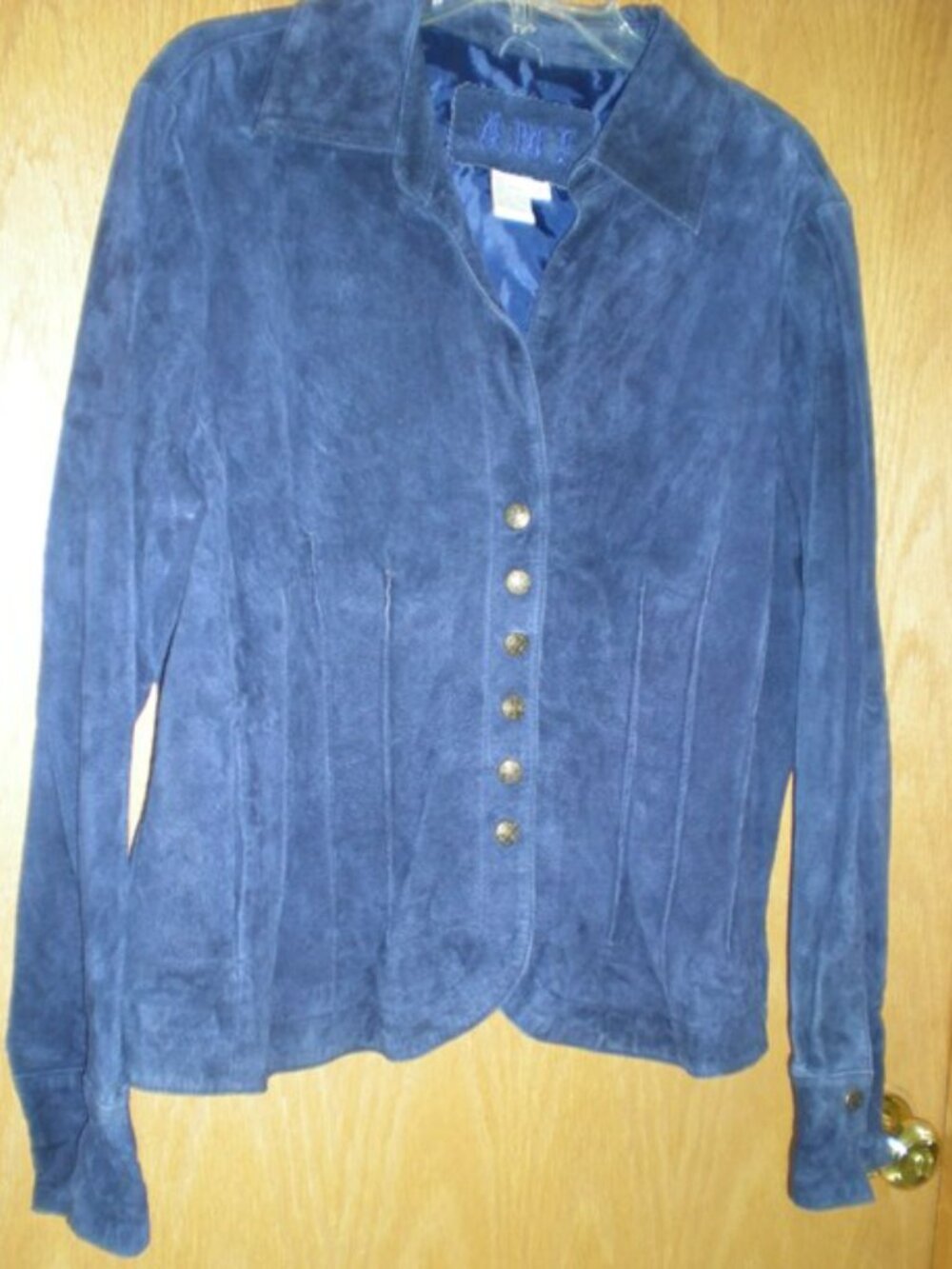 AMI Leather Suede Jacket